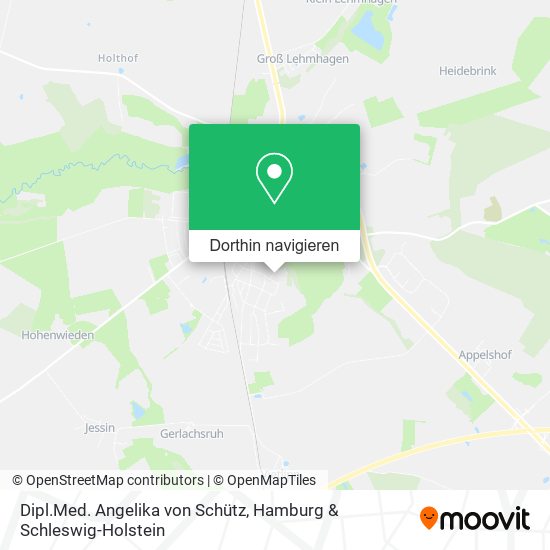 Dipl.Med. Angelika von Schütz Karte