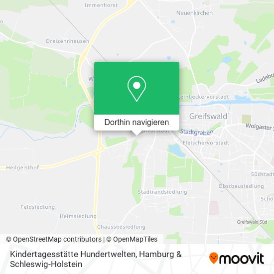 Kindertagesstätte Hundertwelten Karte
