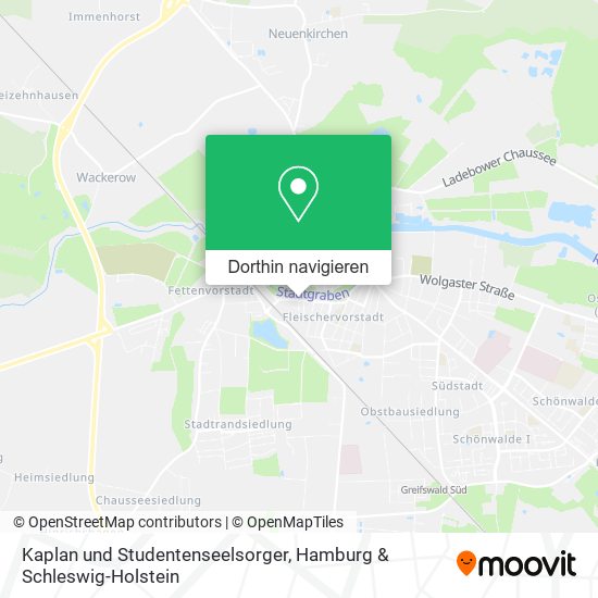 Kaplan und Studentenseelsorger Karte
