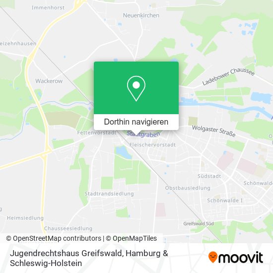 Jugendrechtshaus Greifswald Karte