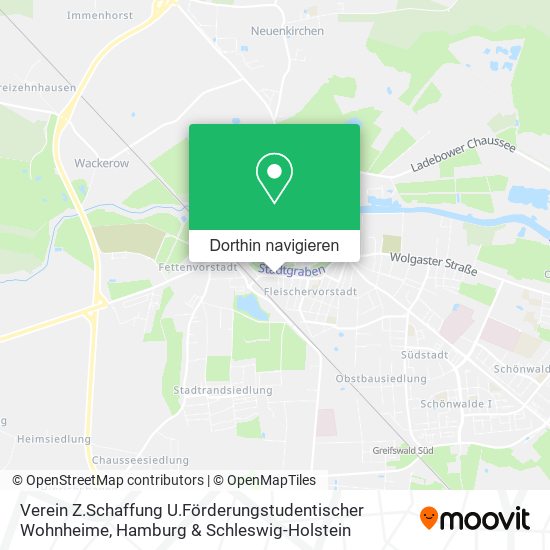 Verein Z.Schaffung U.Förderungstudentischer Wohnheime Karte