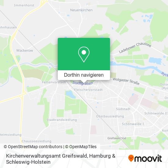 Kirchenverwaltungsamt Greifswald Karte