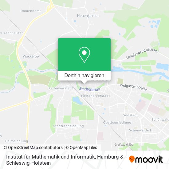 Institut für Mathematik und Informatik Karte