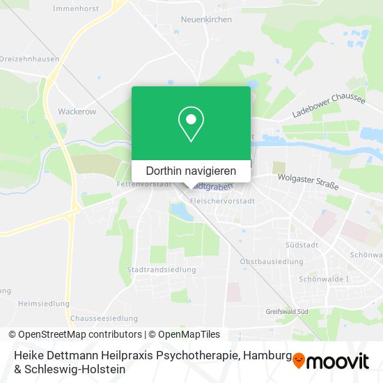 Heike Dettmann Heilpraxis Psychotherapie Karte