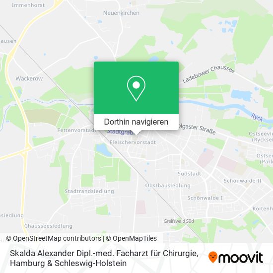 Skalda Alexander Dipl.-med. Facharzt für Chirurgie Karte
