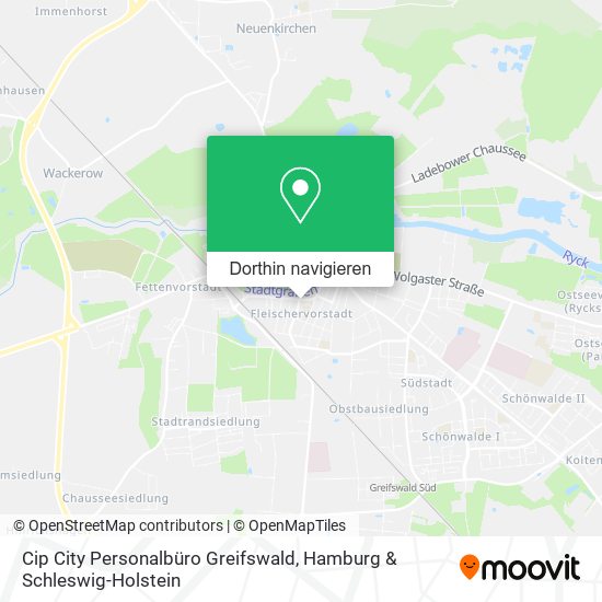 Cip City Personalbüro Greifswald Karte
