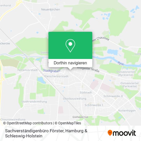 Sachverständigenbüro Förster Karte