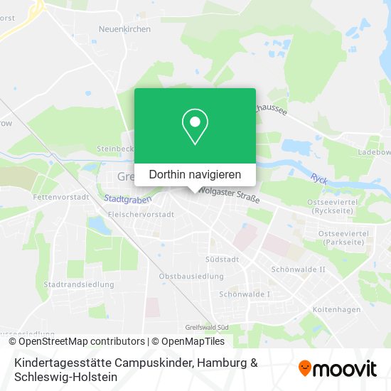 Kindertagesstätte Campuskinder Karte