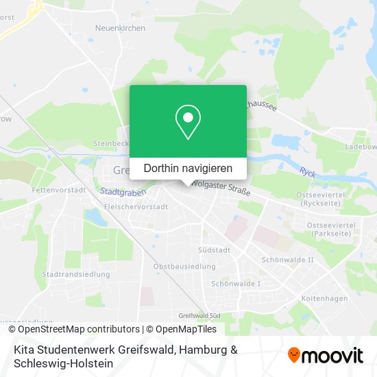 Kita Studentenwerk Greifswald Karte