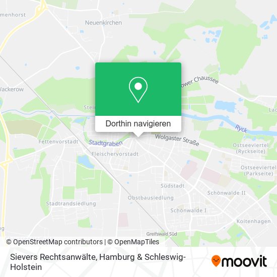 Sievers Rechtsanwälte Karte