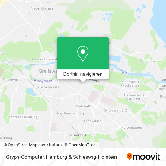 Gryps-Computer Karte