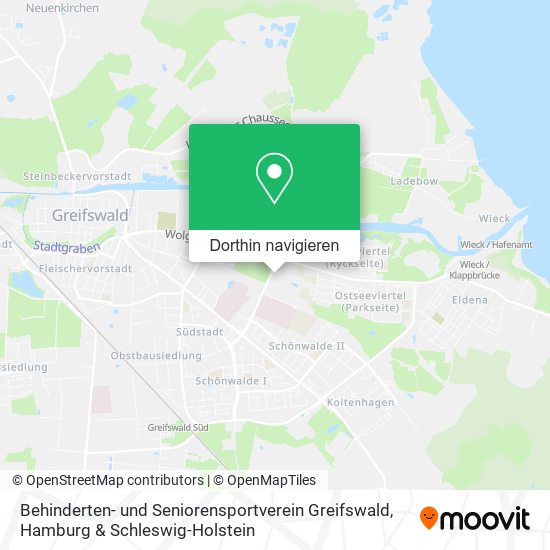 Behinderten- und Seniorensportverein Greifswald Karte