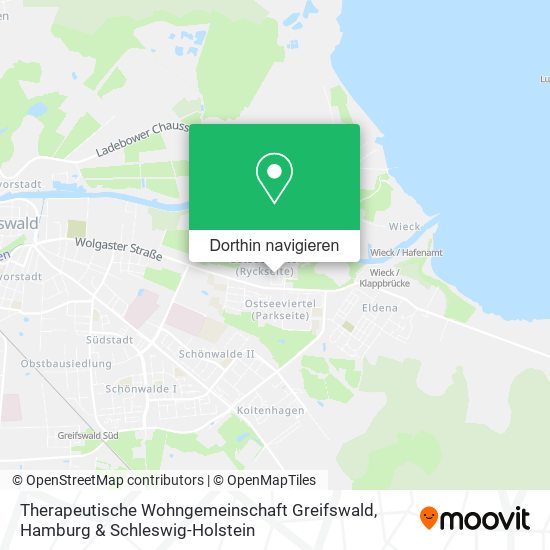 Therapeutische Wohngemeinschaft Greifswald Karte