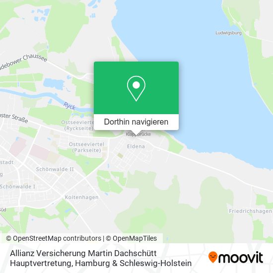Allianz Versicherung Martin Dachschütt Hauptvertretung Karte