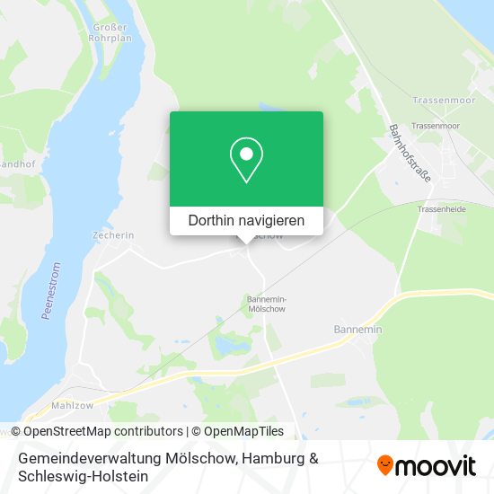 Gemeindeverwaltung Mölschow Karte