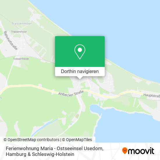 Ferienwohnung Maria - Ostseeinsel Usedom Karte