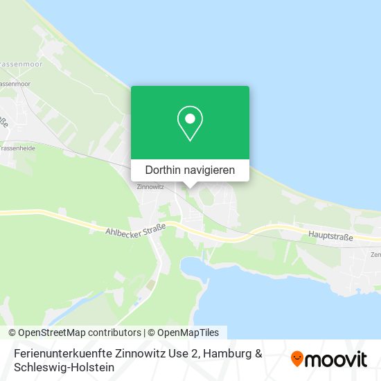 Ferienunterkuenfte Zinnowitz Use 2 Karte