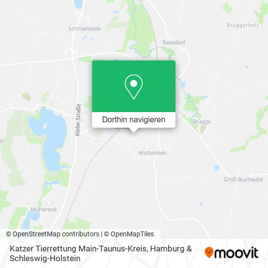 Katzer Tierrettung Main-Taunus-Kreis Karte