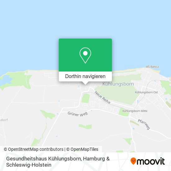 Gesundheitshaus Kühlungsborn Karte