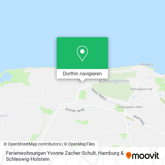 Ferienwohnungen Yvonne Zacher-Schult Karte