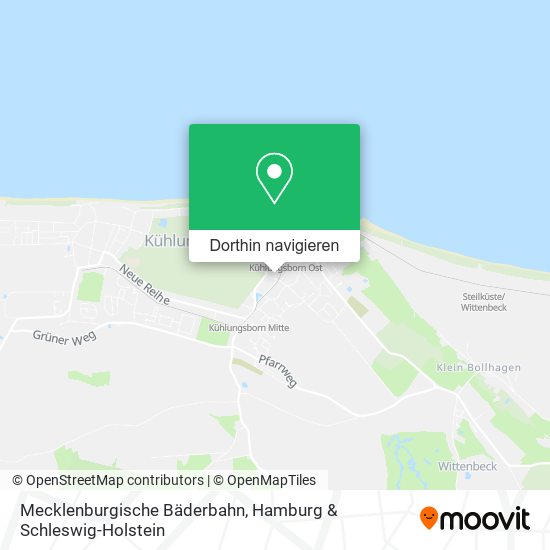Mecklenburgische Bäderbahn Karte
