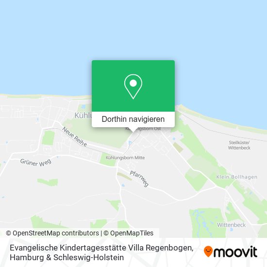 Evangelische Kindertagesstätte Villa Regenbogen Karte