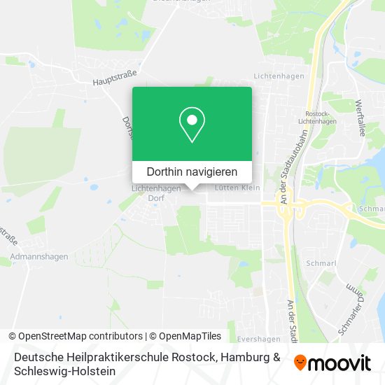 Deutsche Heilpraktikerschule Rostock Karte