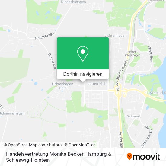 Handelsvertretung Monika Becker Karte