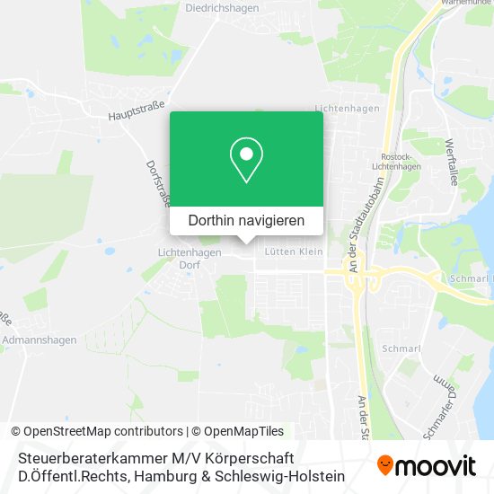 Steuerberaterkammer M / V Körperschaft D.Öffentl.Rechts Karte