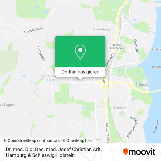 Dr. med. Dipl.Oec. med. Josef Christian Arlt Karte