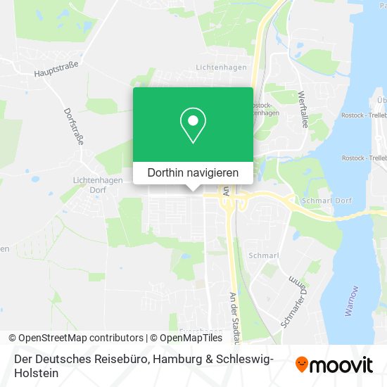 Der Deutsches Reisebüro Karte