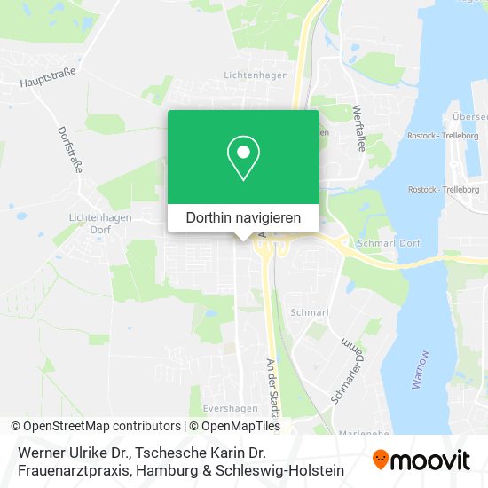 Werner Ulrike Dr., Tschesche Karin Dr. Frauenarztpraxis Karte