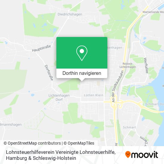 Lohnsteuerhilfeverein Vereinigte Lohnsteuerhilfe Karte