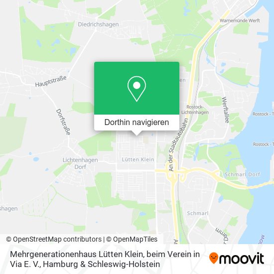 Mehrgenerationenhaus Lütten Klein, beim Verein in Via E. V. Karte