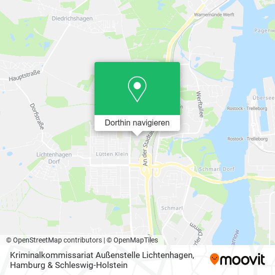 Kriminalkommissariat Außenstelle Lichtenhagen Karte