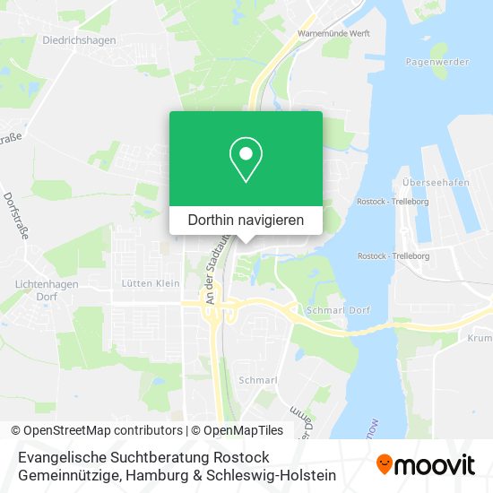 Evangelische Suchtberatung Rostock Gemeinnützige Karte