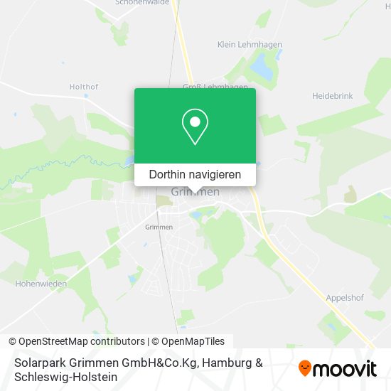 Solarpark Grimmen GmbH&Co.Kg Karte