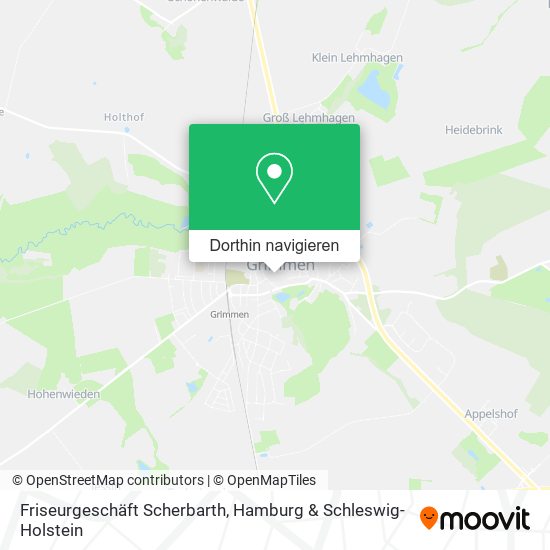 Friseurgeschäft Scherbarth Karte