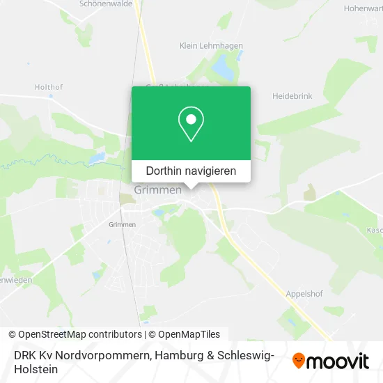 DRK Kv Nordvorpommern Karte