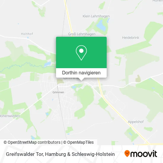 Greifswalder Tor Karte