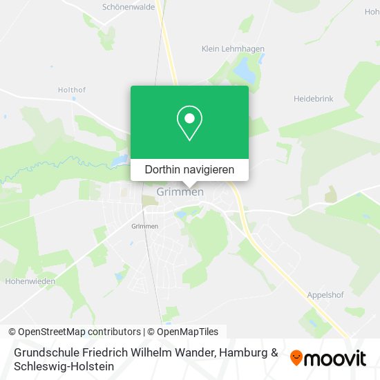 Grundschule Friedrich Wilhelm Wander Karte