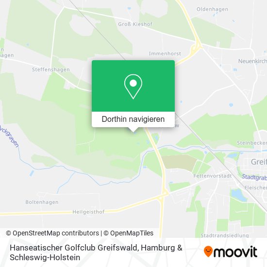 Hanseatischer Golfclub Greifswald Karte
