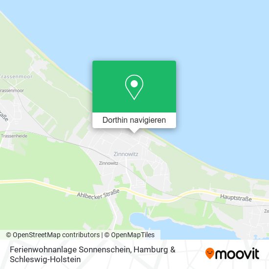 Ferienwohnanlage Sonnenschein Karte