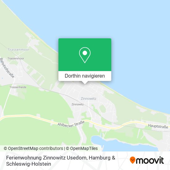 Ferienwohnung Zinnowitz Usedom Karte