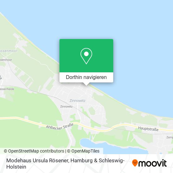 Modehaus Ursula Rösener Karte
