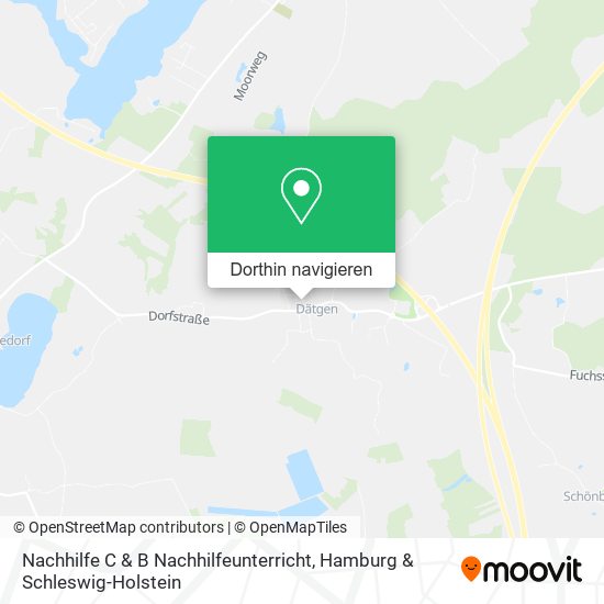 Nachhilfe C & B Nachhilfeunterricht Karte
