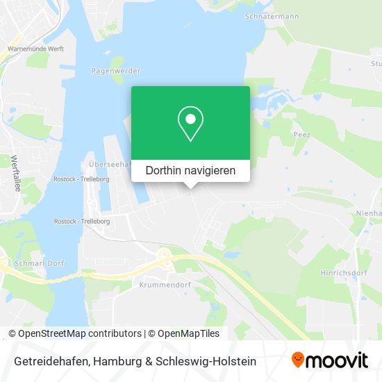 Getreidehafen Karte