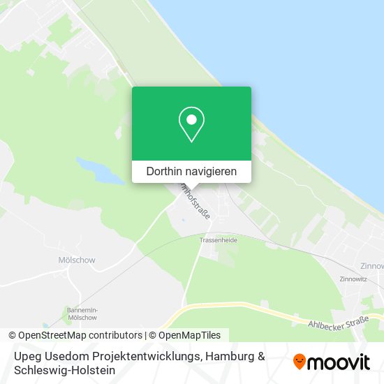 Upeg Usedom Projektentwicklungs Karte