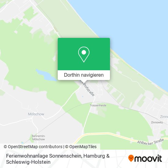 Ferienwohnanlage Sonnenschein Karte