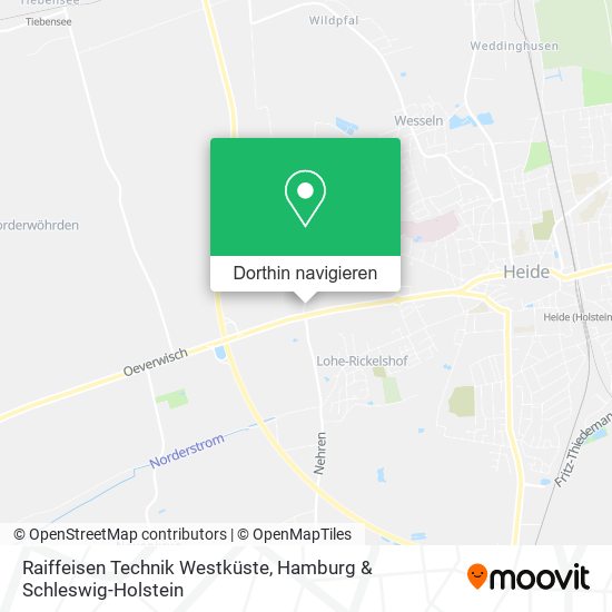 Raiffeisen Technik Westküste Karte